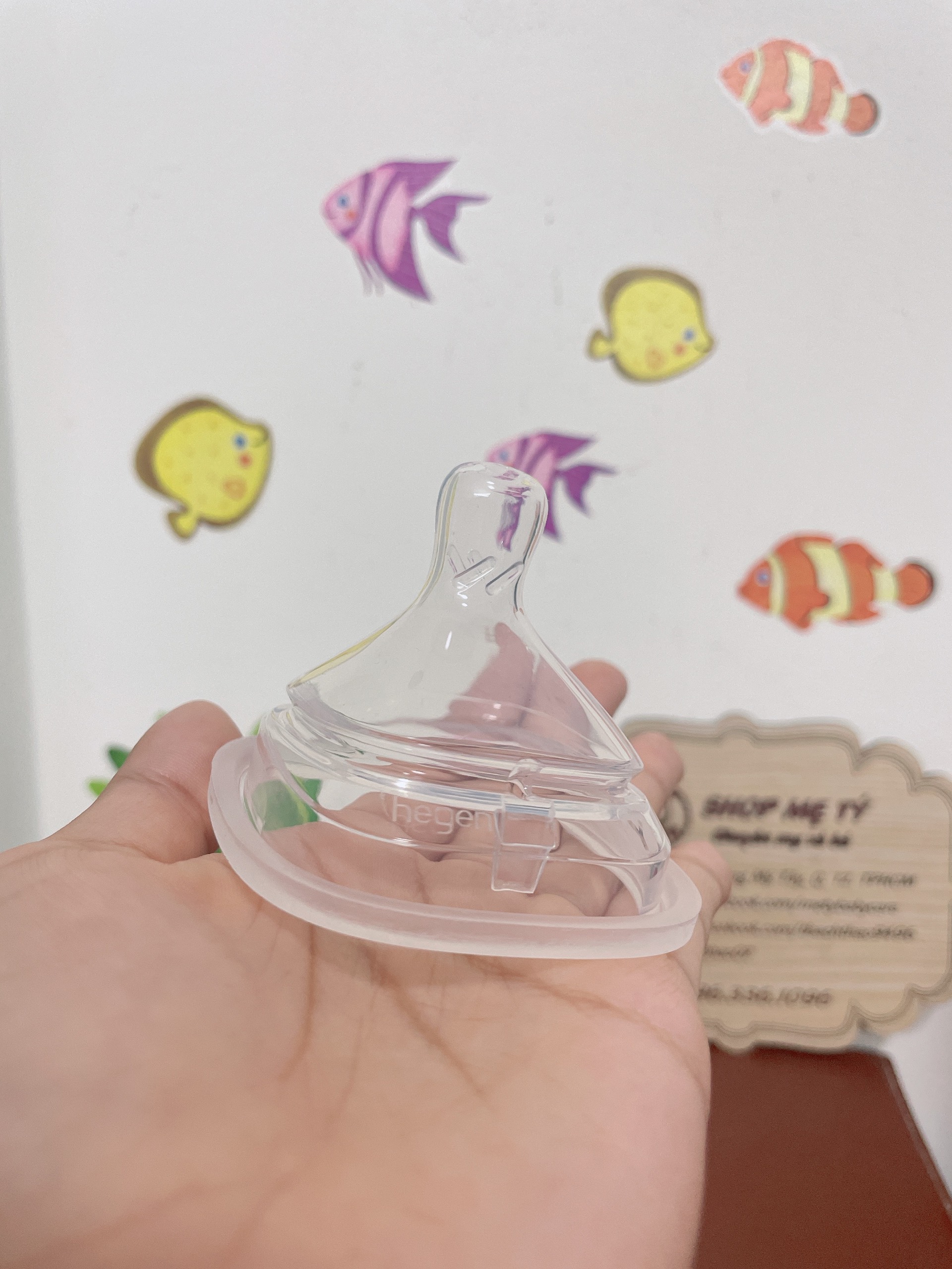 Núm ti Hegen thay thế bình sữa Hegen chính hãng đủ size