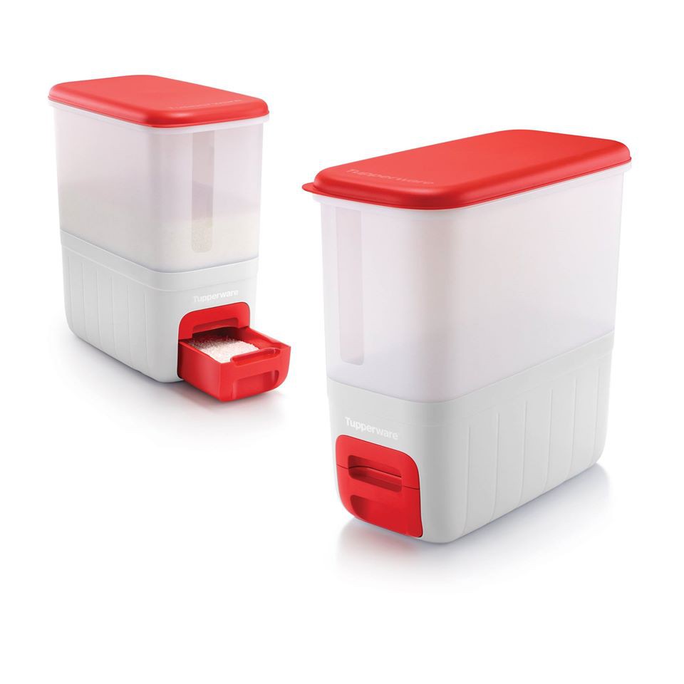 Thùng gạo thông minh Tupperware 5kg/10kg chính hãng