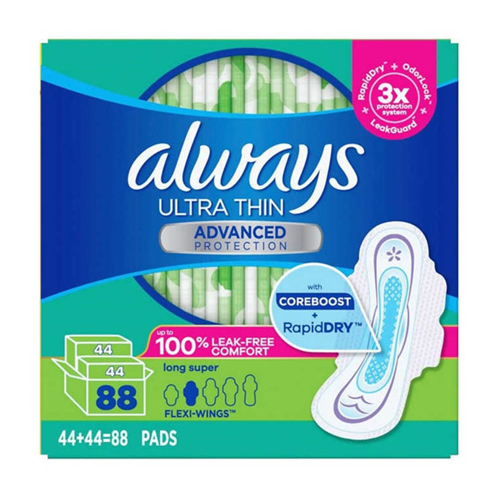 Băng vệ sinh Always Ultra Thin thùng 44 miếng của Mỹ