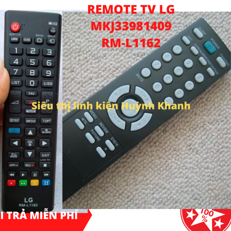 Bảng giá REMOTE TV LG MKJ33981409 VÀ RM-L1162 SIÊU BỀN CHÍNH HÃNG