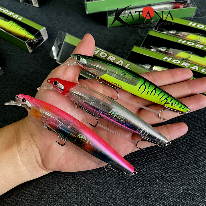 Mồi Lure Minnow HORAI GLITTER 120