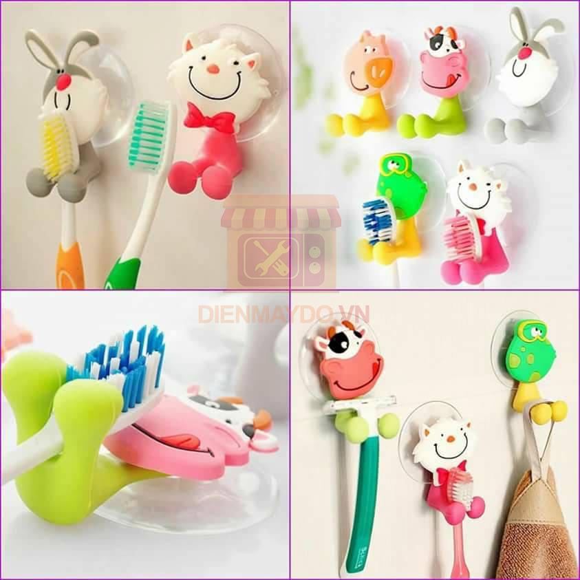 Dụng cụ kẹp bàn chải đánh răng hình thú đáng yêu
