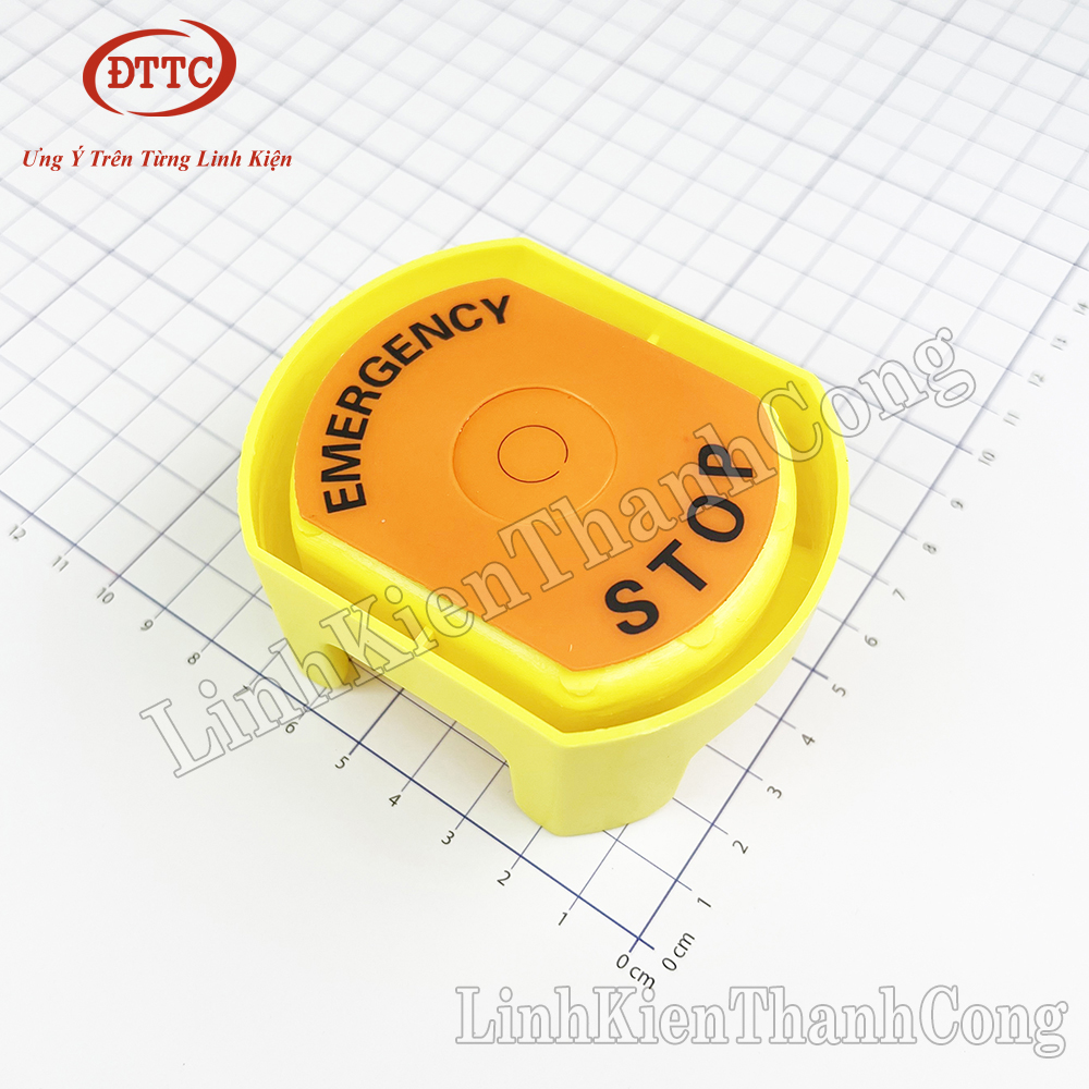 Nắp bảo vệ nút dừng khẩn cấp 22mm màu vàng