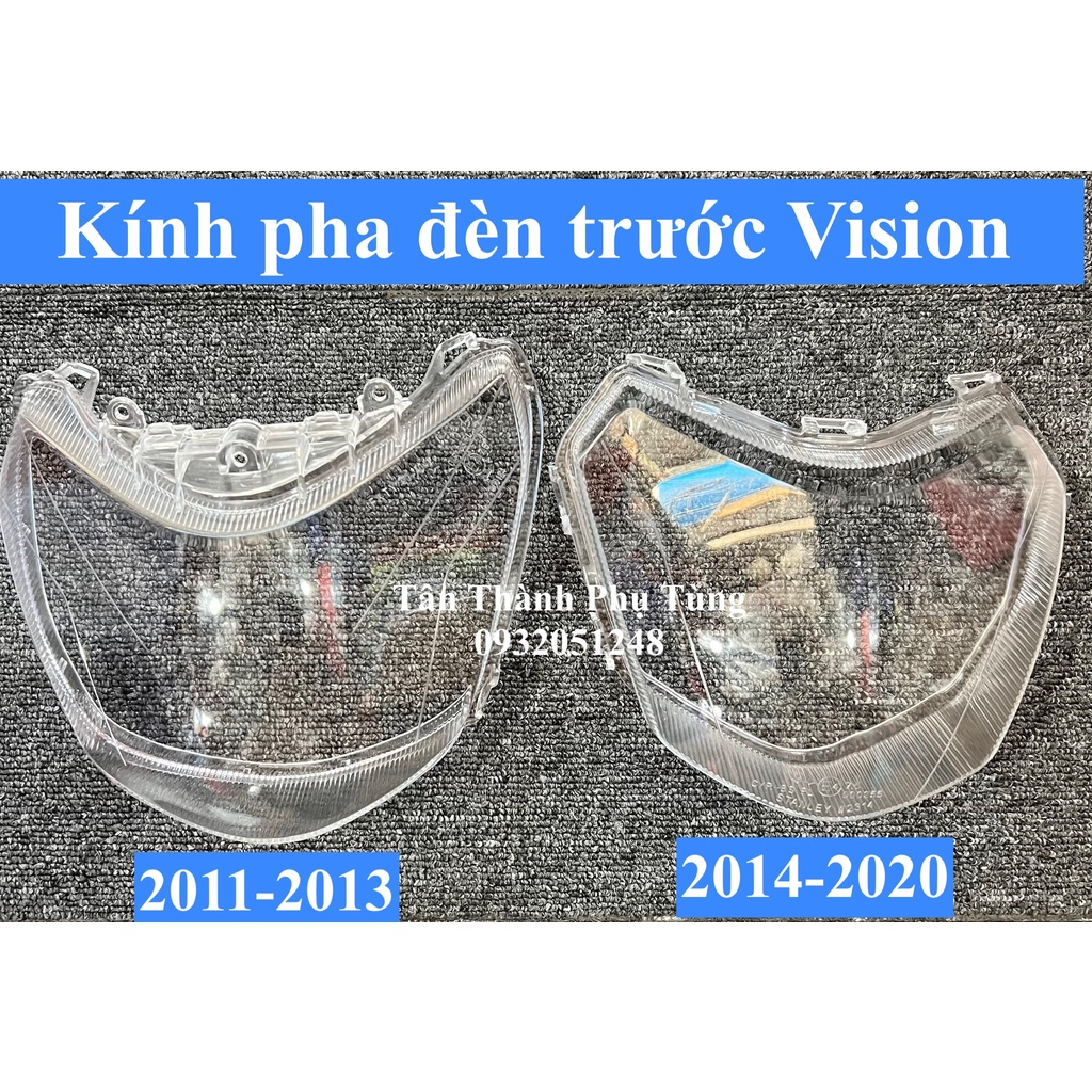 [ HB ]Kính pha đèn Vision đời 2011-2013, 2014-2020