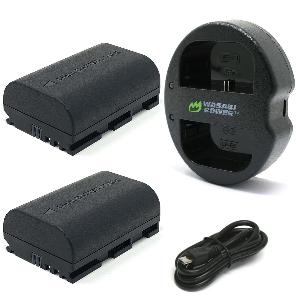 Bộ 01 pin + 01 sạc Wasabi for Canon LP-E6