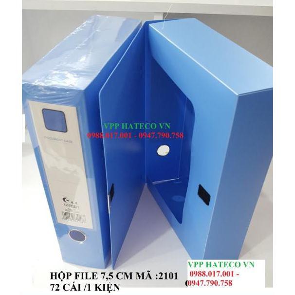 Hộp đựng tài liệu nhựa - file hộp hc 2101 - 7,5cm hộp đựng hồ sơ