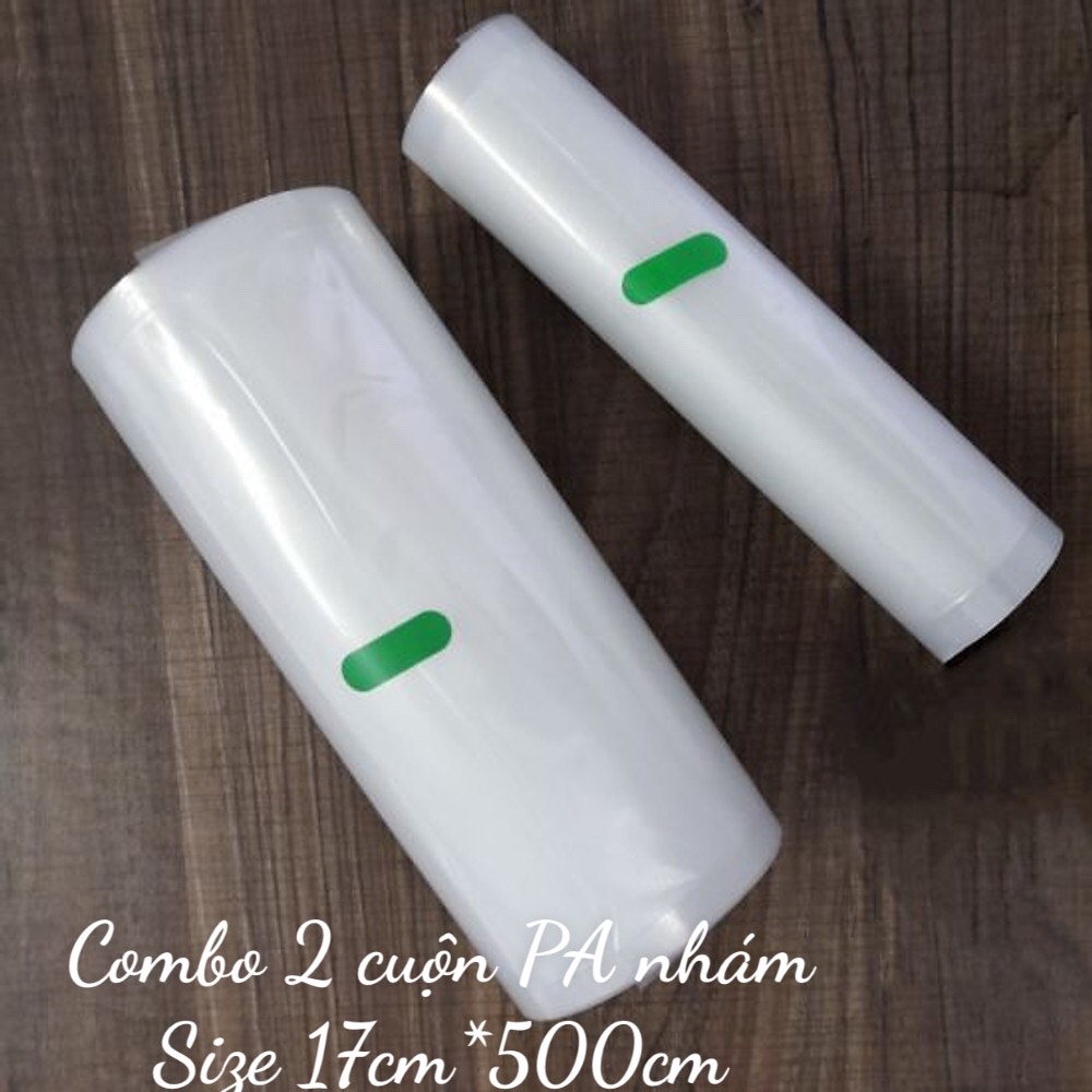 [COMBO 2 CUỘN - 17*500CM] TÚI PA NHÁM, TÚI HÚT CHÂN KHÔNG