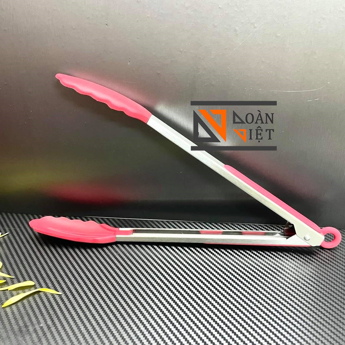Kẹp Gấp Thức Ăn Inox Bọc Silicon - Nhiều Size