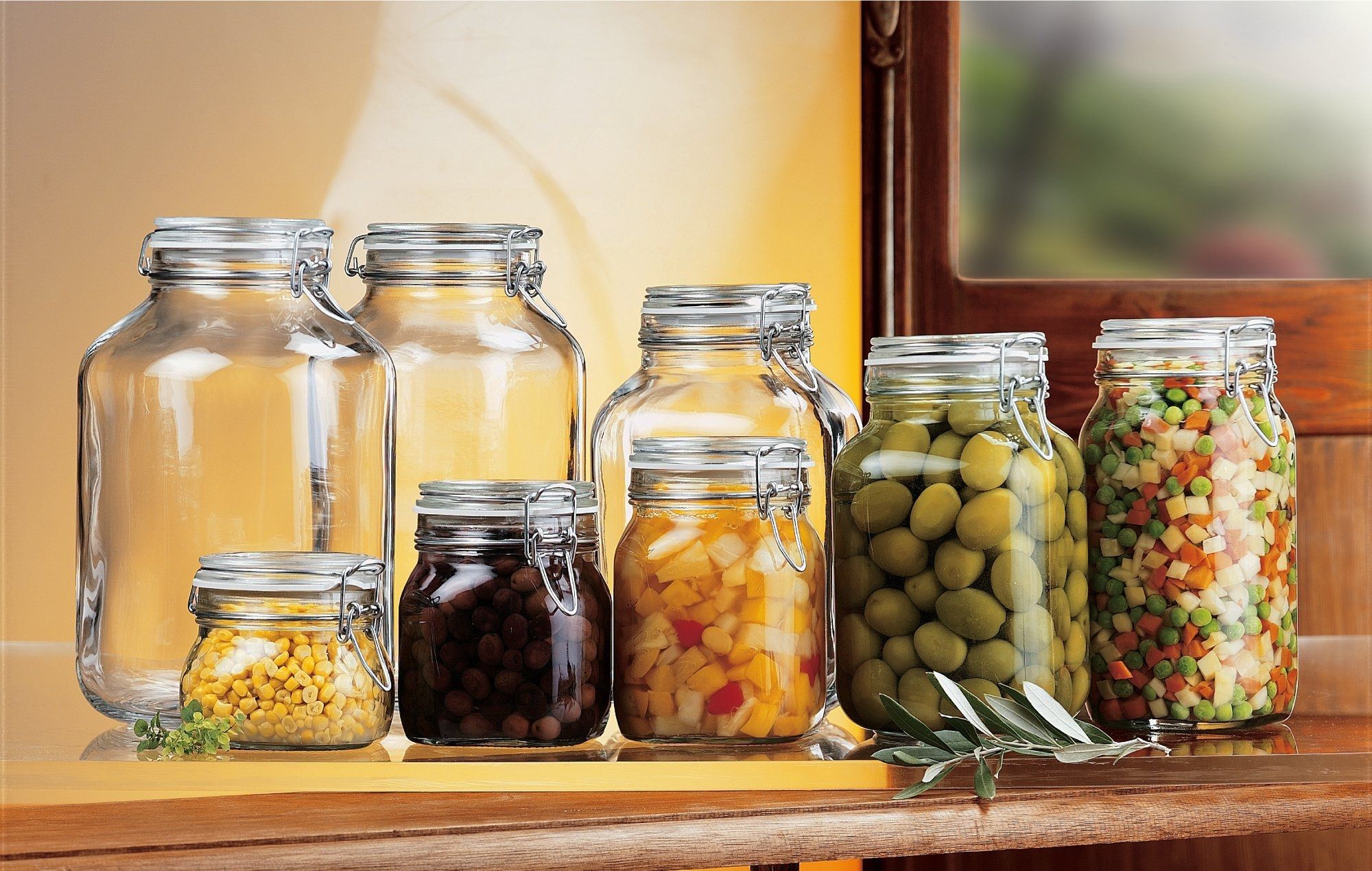 [ĐỦ SIZE - ITALIA] [Glass bottles] Hũ thủy tinh nắp cài Fido 5 lít (Bormioli Rocco)