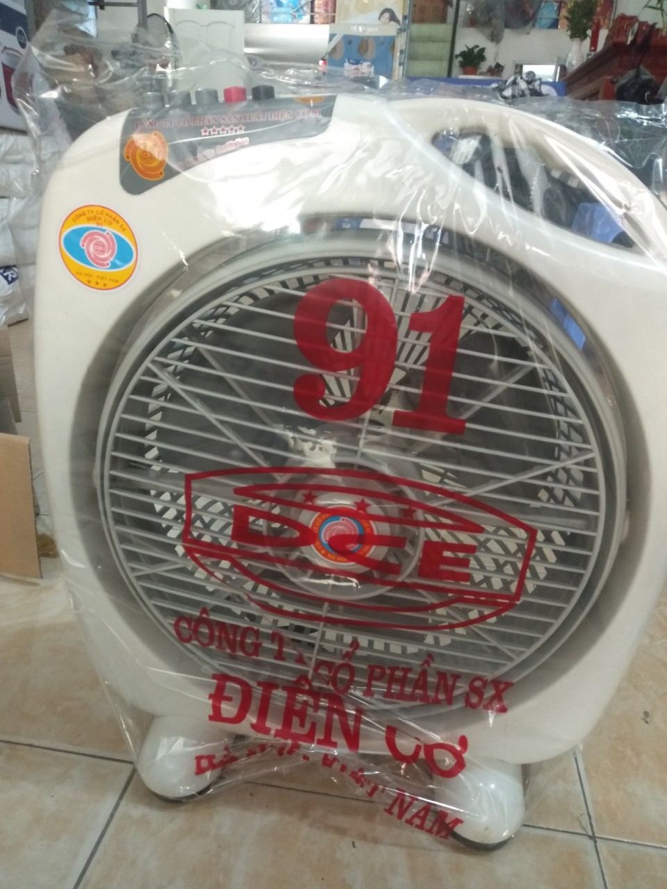 QUẠT HỘP ĐIỆN CƠ 91 400MM