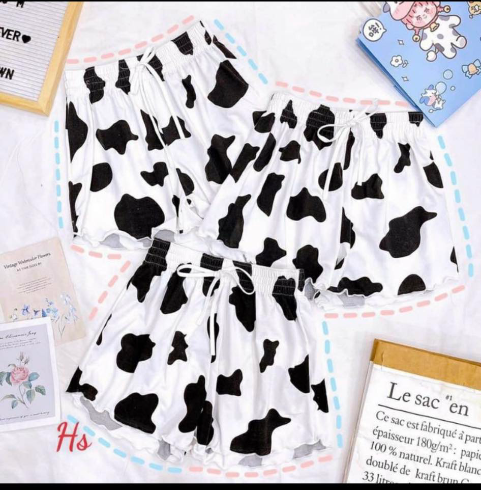 Quần đùi bò sữa[HOT TREND]chất thun coton mềm mịn mát(ảnh thật)