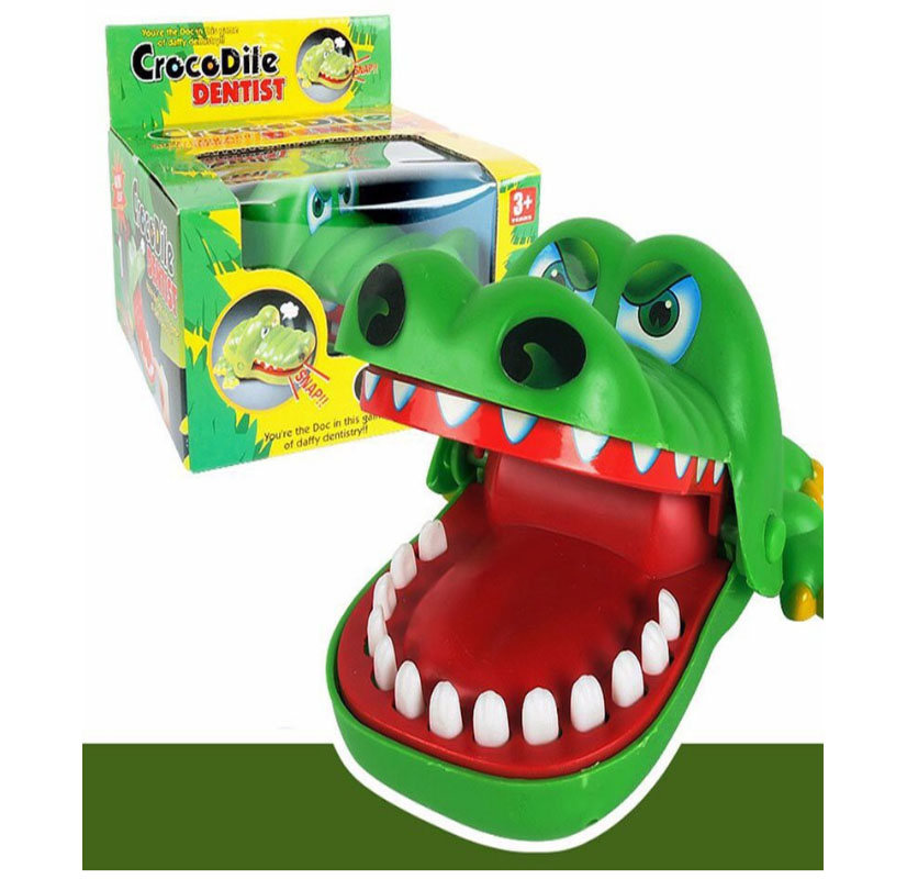 [HCM]Đồ chơi khám phá răng cá sâu size lớn/ Đồ chơi cá sấu cắn tay