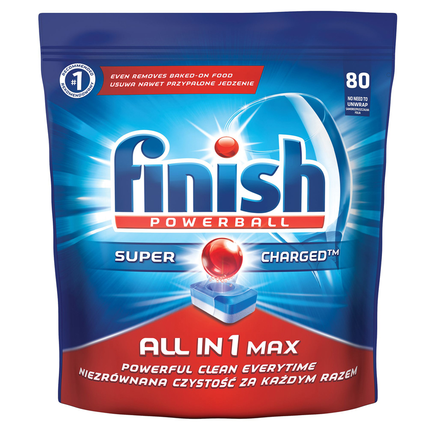 Viên rửa bát Finish All in 1 max 80 viên