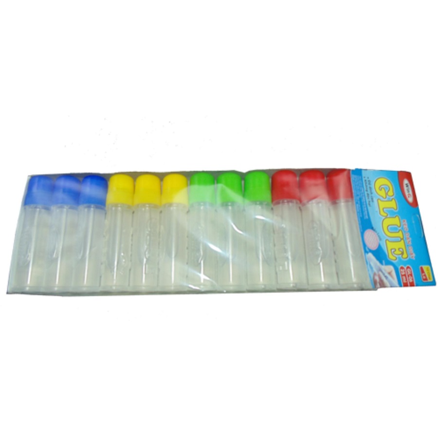 Lố 12 Lọ HỒ NƯỚC ( KEO NƯỚC ) DÁN GIẤY WINQ GL-06 ( 25 ml) (Đầu Lưới )