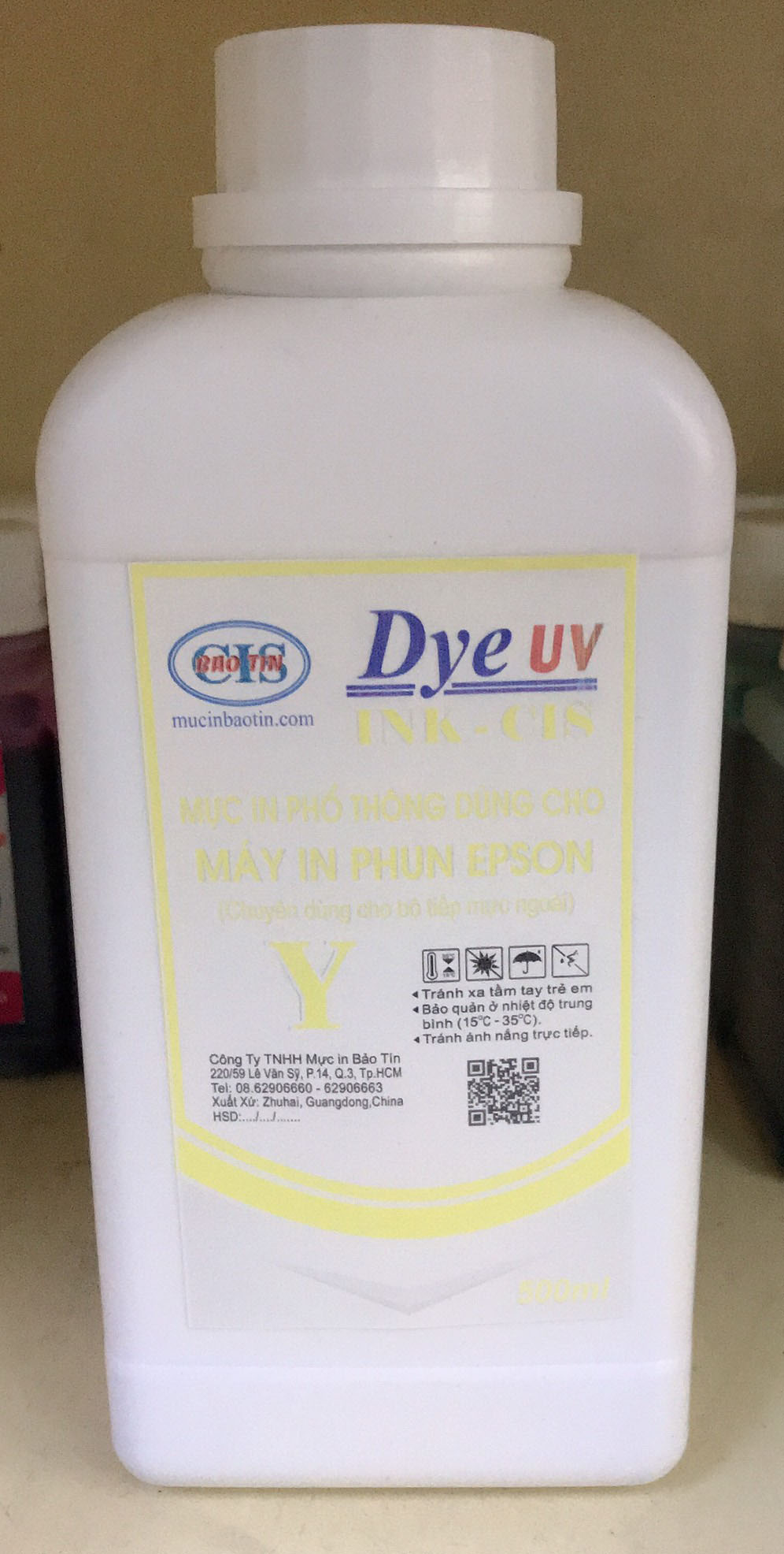 [HCM]MỰC EPSON DYE UV- 500ML- MỖI MÀU