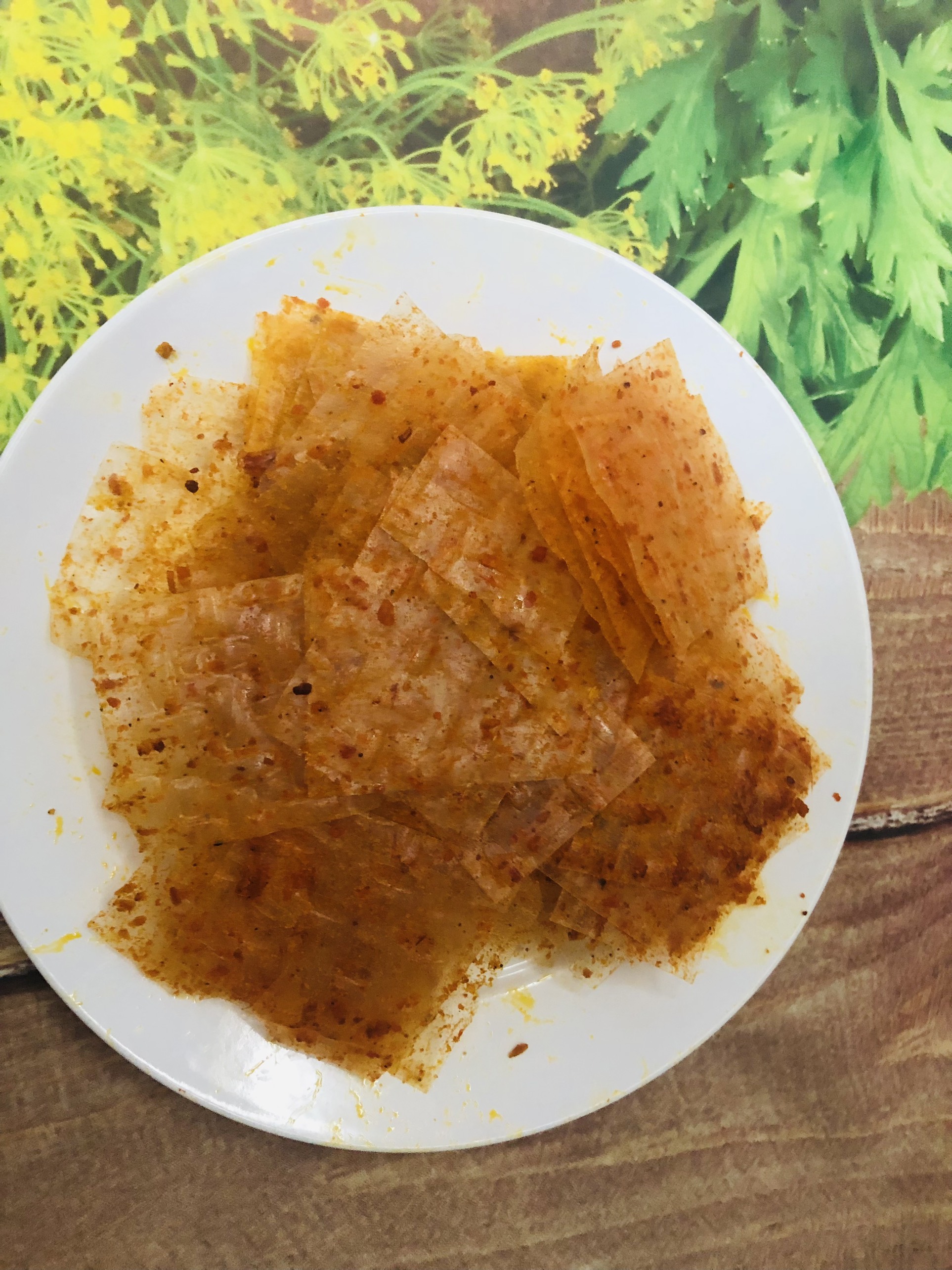 500g bánh tráng trộn sate bò miếng