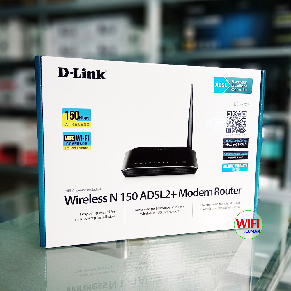 Bộ Phát Wifi D-Link DSL-2730E