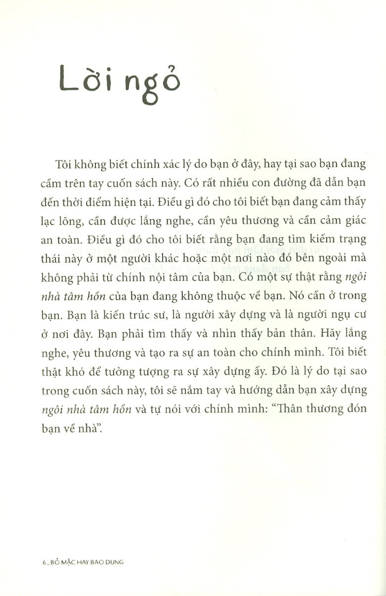" Bỏ Mặc Hay Bao Dung"