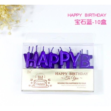 Nến chữ Happy Birthday