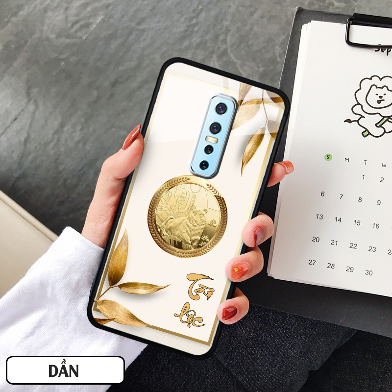 Ốp lưng kính 12 con giáp cho Vivo V17