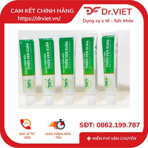 Kem xoa Thiên Vạn Xuân xoa bóp thảo mộc giảm đau nhức, đẩy lùi các cơn đau cơ, đau lưng, viêm khớp, bầm tím, bong gân