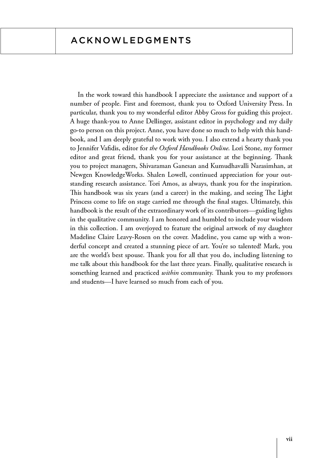 The Oxford Handbook of Qualitative Research