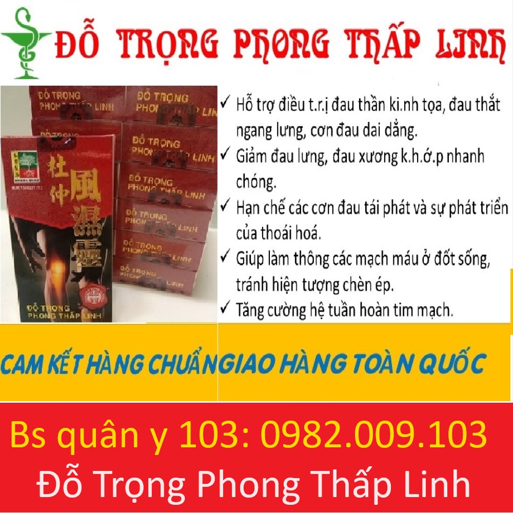 Đỗ Trọng Phong Thấp Linh [hộp 60 viên date mới]