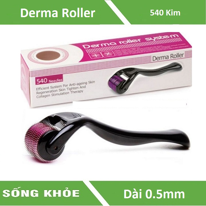 [HCM]Lăn kim mặt Derma Roller DRS 540 kim