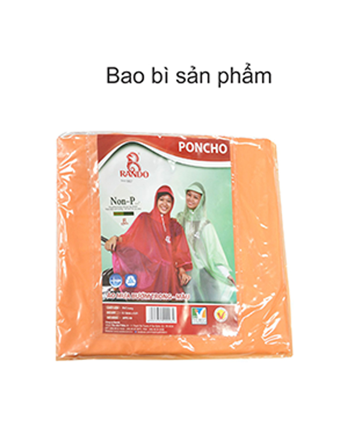 Áo Mưa Rando Bướm Trong Màu