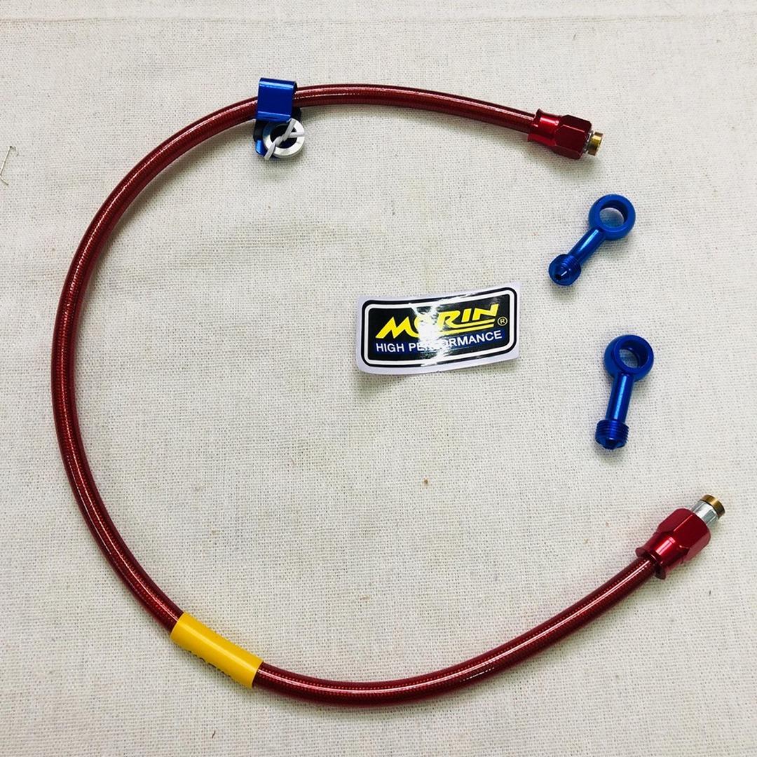 [HCM]DÂY DẦU THẮNG SAU KIỂU HIỆU MORIN DÙNG CHO NHIỀU LOẠI XE MÁY CAO CẤP (MÀU ĐỎ)..