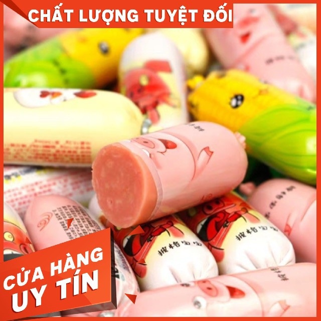 XÚC XÍCH ĂN LIỀN ĐỦ 4 VỊ (Heo,Gà,Ngô,Heo Cay)