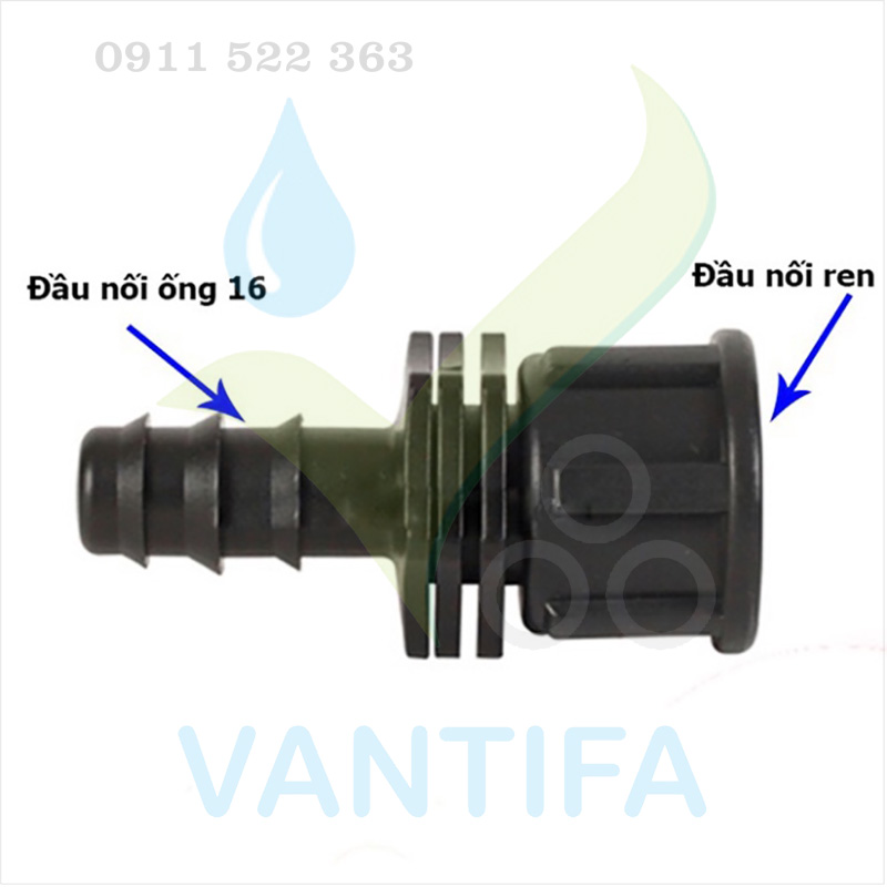 Ren trong 21mm, 27mm ra ống LDPE 16mm