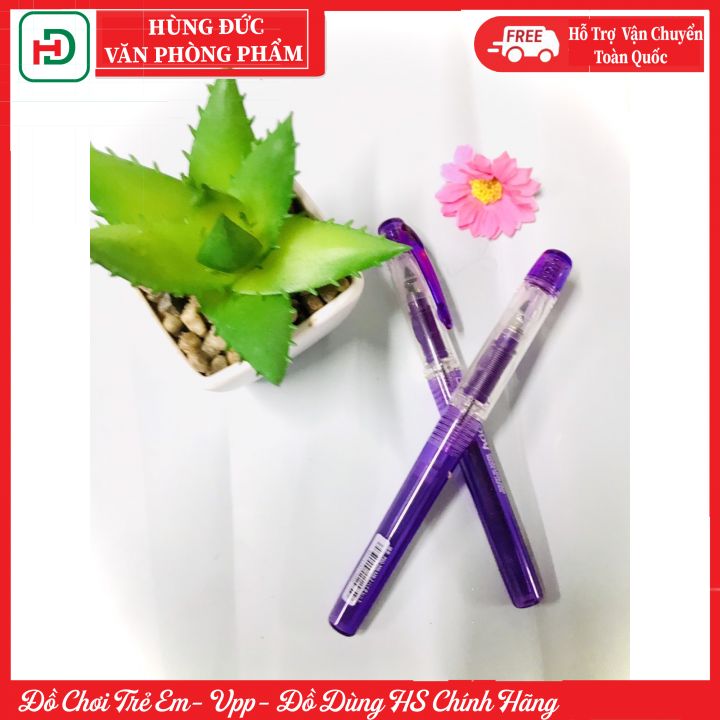 Bút máy Preppy Tím Nhật 03 Ngòi siêu bền, viết cực êm tay, mực bút máy nhật