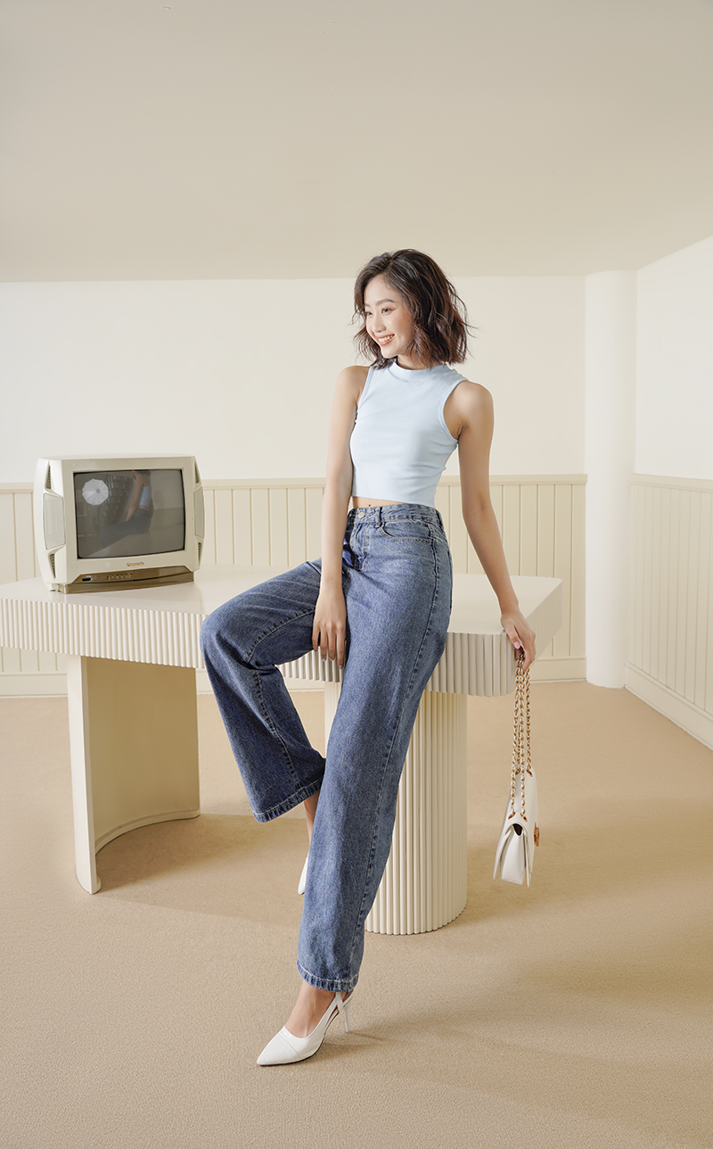 Áo Croptop Ba Lỗ Basic Nhiều Màu Chất Liệu Dày Dặn 2AM