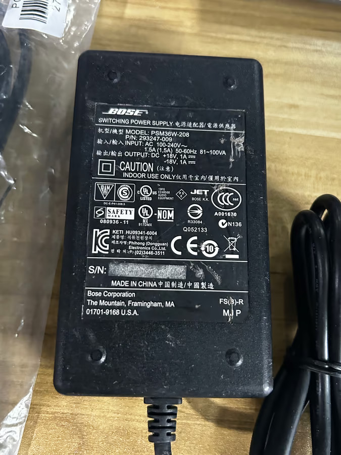 sạc Loa Bosse SoundDock 18V 1A bản gốc