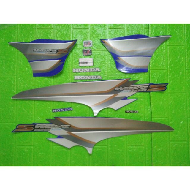 Bộ tem wave s 100 màu xanh đời 2007 hàng nhập thái lan