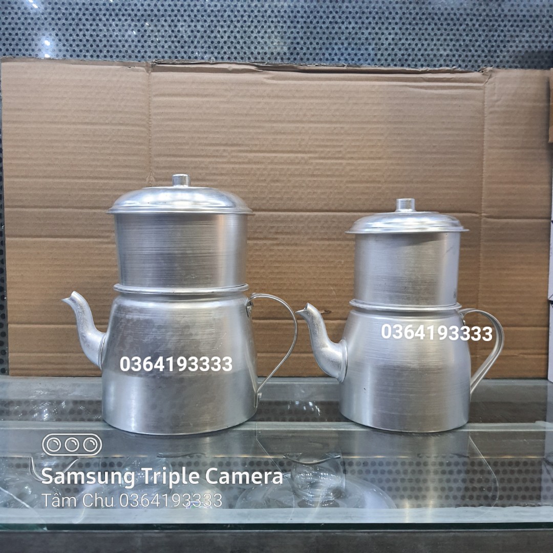 Phin pha cà phê nhôm to 100 gram Phin cafe 1 Lạng