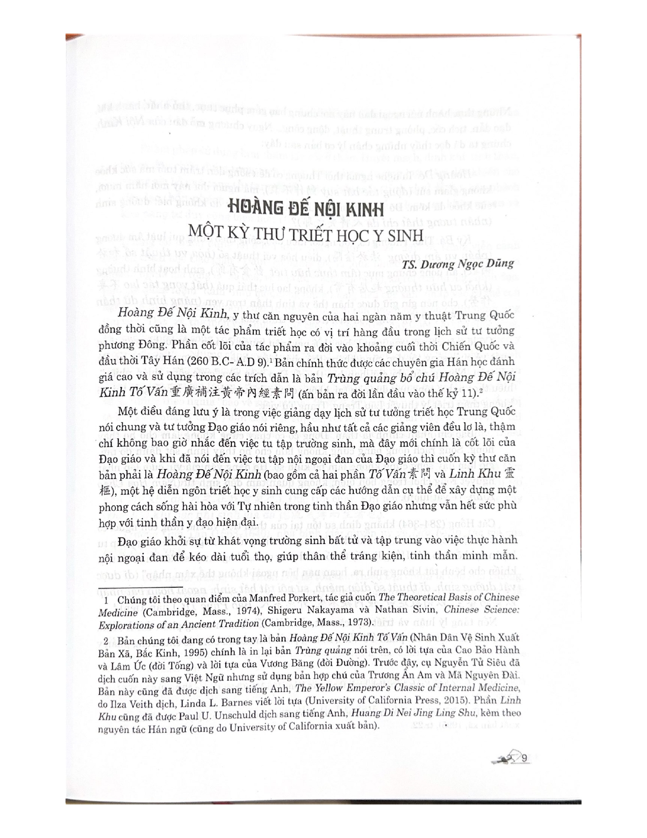 Sách - Hoàng Đế Nội Kinh - Tố Vấn (Tái Bản)-Vanlangbooks