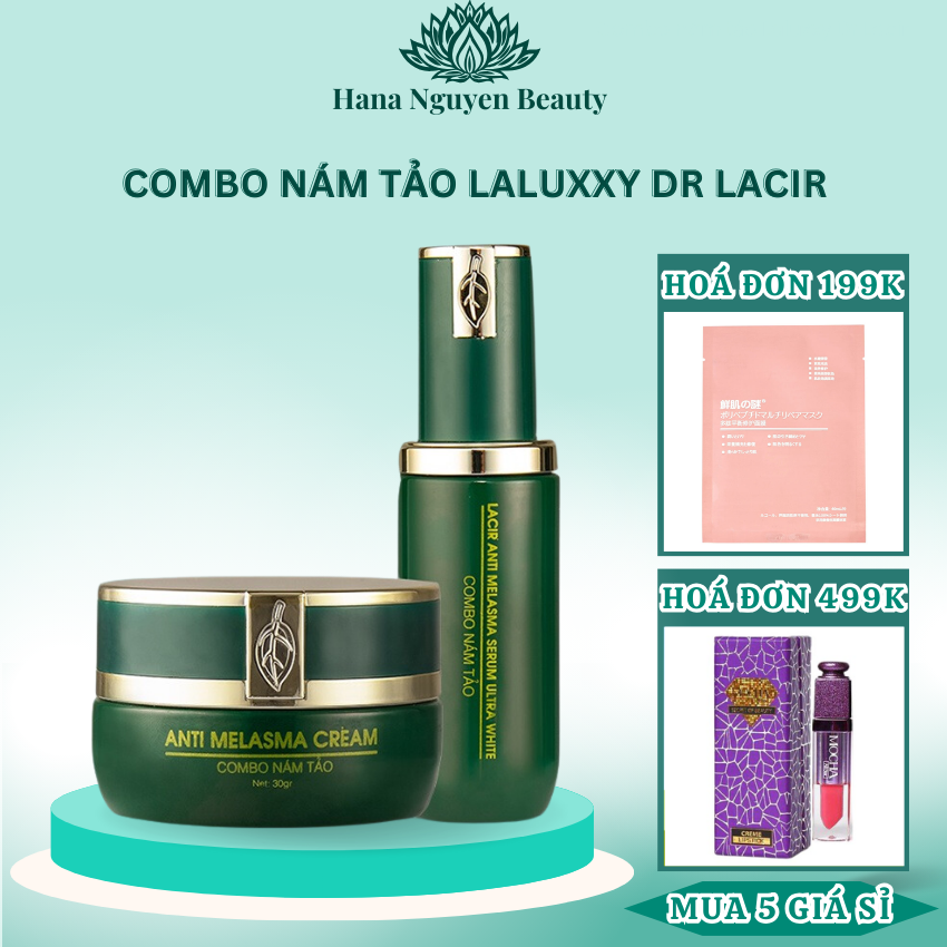 Combo nám tảo La'luxxy Dr Lacir giúp giảm thâm nám tàn nhang