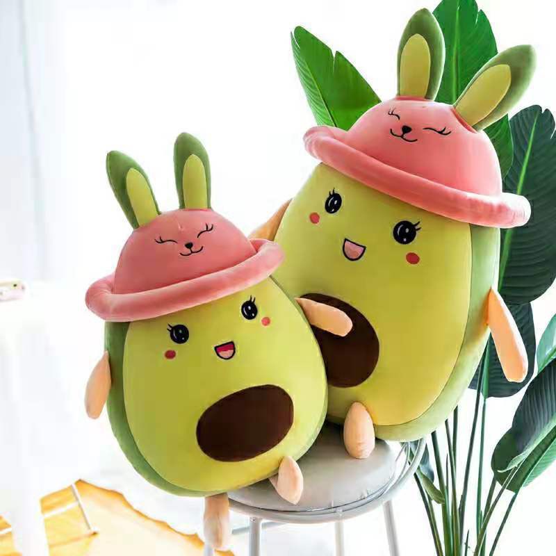 Thú nhồi bông hình quả bơ đội mũ