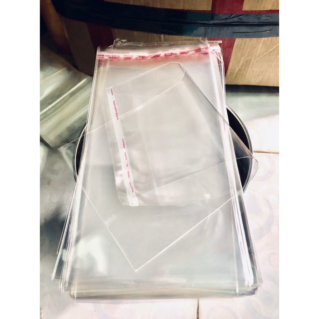 [1kg/size] Túi OPP dán miệng, túi đựng quần áo.