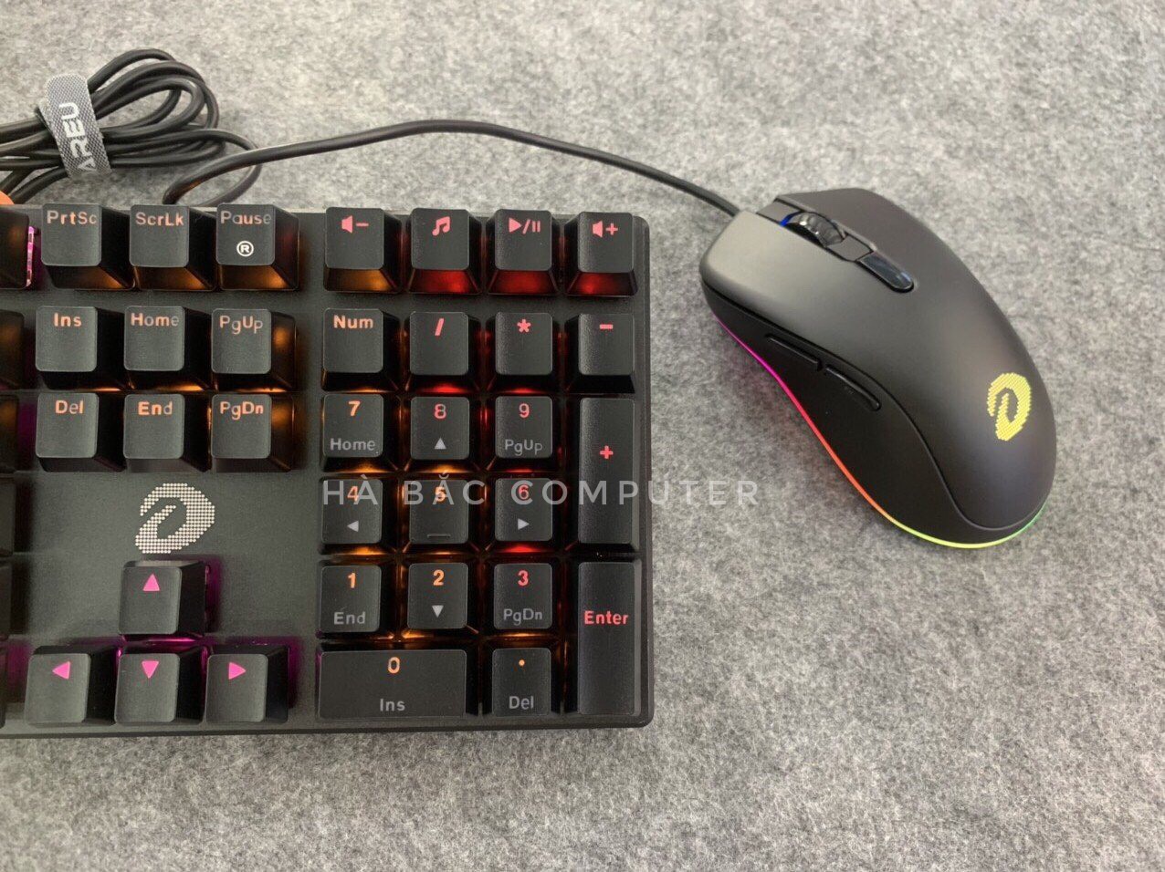 Combo Bàn Phím Chuột Gaming DAREU Led RGB - Bàn Phím Cơ Dareu EK810 Chuột Game Thủ EM908