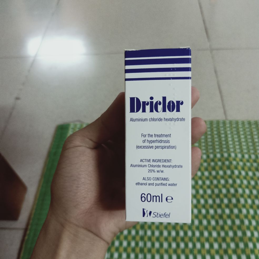 Driclor hết mồ hôi tay chân nách