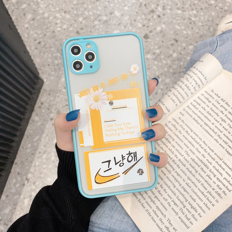 Ốp Lưng Nhám Chống Sock Va Đập Bảo Vệ Camera Little Daisy