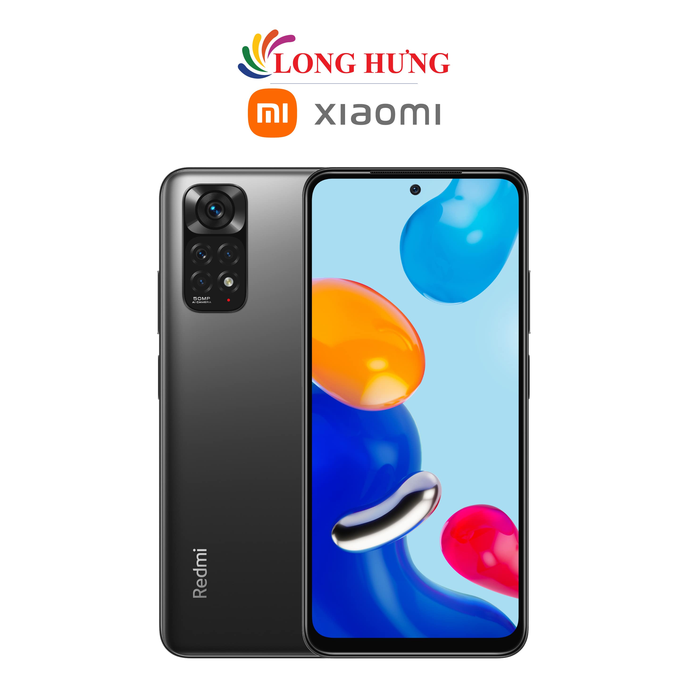 Điện thoại Xiaomi Redmi Note 11 (4GB/64GB) - Hàng chính hãng - Thiết kế bắt mắt, hiệu năng đỉnh cao, sạc nhanh 33W