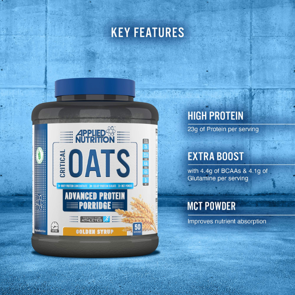 CRITICAL OATS PROTEIN PORRIDGE 3KG 50 SERVINGS