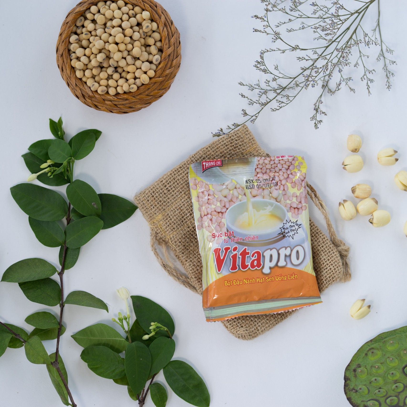BỘT ĐẬU NÀNH HẠT SEN VITAPRO 350G