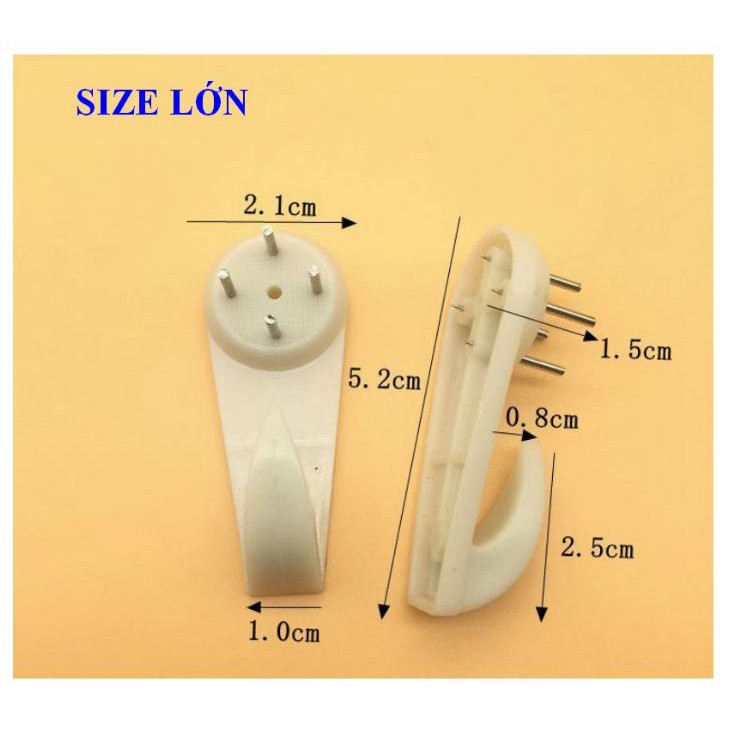 Set 10 đinh móc đóng tường treo đồ gia dùng đinh 4 chân