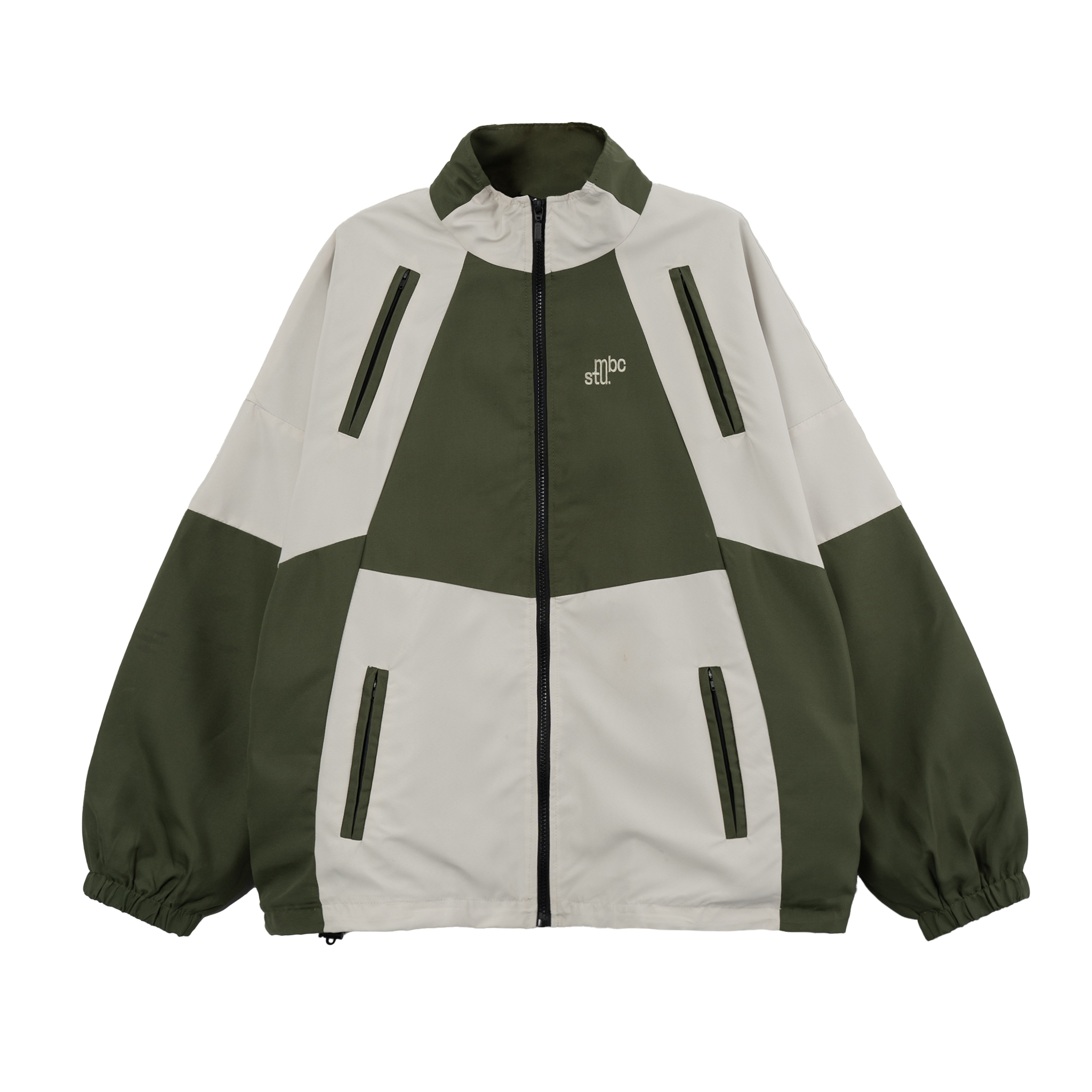 Áo Khoác Dù Color-block Windbreaker Jacket