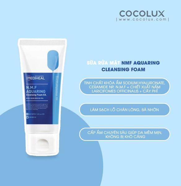 Sữa Rửa Mặt Mediheal N.M.F Aquaring EX 170ml COCOLUX
